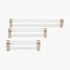 Clarity Acrylic Cabinet Pull | Hardware by Hapny Home