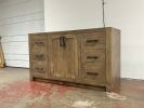 Model 1085 - Custom Single Sink Vanity | Countertop in Furniture by Limitless Woodworking. Item made of maple wood works with mid century modern & contemporary style