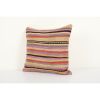 Striped Pillow Cover, Handwoven Kilim Pillow | Sham in Linens & Bedding by Vintage Pillows Store. Item made of fabric