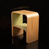 Handmade Colorful End Table: Modern Wood Nightstand | Tables by Spacecraft Furnishing