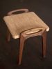 Wood and Cork Stool or Ottoman | Suber Stool by Alabama Sawy | Chairs by Alabama Sawyer. Item made of walnut