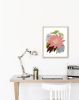 Pink Lotus - Modern Botanicals | Prints by Birdsong Prints. Item composed of paper