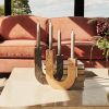 Arco Candle Holder Grey | Work by District Loom