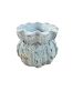 Mist Ruffle Knit Planter | Vases & Vessels by RAW & UNIQ