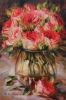 Roses flowers oil painting original canvas art | Oil And Acrylic Painting in Paintings by Natart. Item made of canvas & synthetic compatible with contemporary style