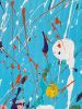 Bloomfall – Original Abstract Floral Painting on Canvas | Oil And Acrylic Painting in Paintings by Dario Moschetta
