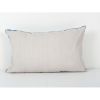 Ikat Velvet Pillow - Blue Silk Lumbar Cushion Cover - Boho H | Pillows by Vintage Pillows Store