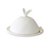 Lapin Domed Serving Dish With Spreader | Platter in Serveware by Tina Frey. Item composed of synthetic