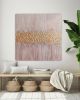 Copper metal shine painting wall art gold wall art 3d | Oil And Acrylic Painting in Paintings by Berez Art. Item made of canvas works with boho & coastal style