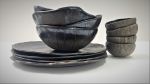 Ceramic Dinnerware Sets, Modern Dinner Set, Rustic Stoneware | Plate in Dinnerware by YomYomceramic. Item made of stone