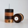 Wooden pepper mill - cherry(birch)/walnut - 6'' | Vessels & Containers by Slice of wood / Tranche de bois