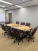 Custom logo conference table! | Tables by Pelican State Woodworks
