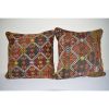 Pair 20" X 20" Bohemian Tribal Throw Pillows | Sham in Linens & Bedding by Vintage Pillows Store. Item composed of cotton