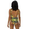 One Piece Swimsuit - City in Grids - Geometric Urban | Work by Eman's Gallery