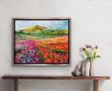 Flower Rows | Oil And Acrylic Painting in Paintings by Checa Art. Item made of canvas & synthetic