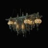 Matrix Istanbul Linear Suspension Chandelier | Chandeliers by Michael McHale Designs. Item made of metal with glass