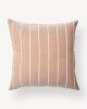 Recycled Stripe Pillow - Clay | Pillows by MINNA