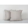 Square Silk Ikat Velvet Cushion Cover - Set of Two Red Polka | Pillows by Vintage Pillows Store