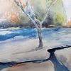 Early Snow | Watercolor Painting in Paintings by Brazen Edwards Artist. Item composed of paper