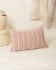 Recycled Stripe Lumbar Pillow - Clay | Pillows by MINNA