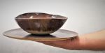 Brown and Blue Dinnerware Set | Plate in Dinnerware by YomYomceramic. Item made of ceramic