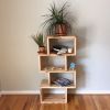 Modern Wooden Bookshelf | Book Case in Storage by Crafted Glory. Item composed of oak wood