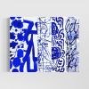 Delft No. 1 | Mixed Media by Sarah Finucane. Item made of canvas & paper