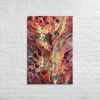 Canvas Print - Phoenix - Fluid Abstract Red Gold Fire | Work by Eman's Gallery