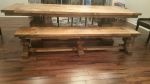 Model #1057 - Custom Farmhouse Table | Dining Table in Tables by Limitless Woodworking. Item made of maple wood works with mid century modern & contemporary style