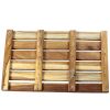 Haussmann® Teak Teak Spa Mat ST 24 L x 14.5 W x 1.5 in H | Rugs by Haussmann®