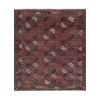 Handknotted Tribal Afghan Turkmen Ersari Beshir Village Rug | Area Rug in Rugs by Vintage Pillows Store