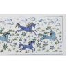 Tashkent Suzani Animal Silk Tablecloth Case Made from a 19th | Linens & Bedding by Vintage Pillows Store