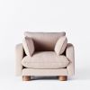 Miles Armchair Boucle Beige | Work by District Loom