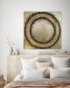Gold leaf painting gold leaf art golden art gold 3d art | Oil And Acrylic Painting in Paintings by Berez Art. Item made of canvas
