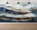 Blue Range — Coastal & Nature Luxury Wallpaper Mural | Wall Treatments by ELLE WALLS