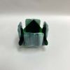 Streaky Green Glass Candleholder | Candle Holder in Decorative Objects by Sand & Iron