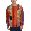 Unisex Sweatshirt - Palestine's Resilience - Folk Abstract | Work by Eman's Gallery