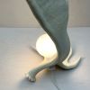 Moose Antler Lamp - White | Table Lamp in Lamps by Farmhaus + Co.. Item made of ceramic