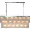 Alan Mizrahi CHAIN7075 Chain Rectangular Slim | Chandeliers by Alan Mizrahi Lighting Design