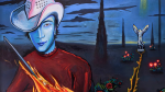 Cowboy Cupid | Oil And Acrylic Painting in Paintings by Shawn Button