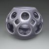 Round Tea Light Holder | Ornament in Decorative Objects by Lynne Meade. Item composed of stoneware
