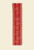 Organic Cotton/Viscose Table Runner in Red | Linens & Bedding by BOI. Item composed of cotton