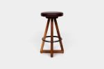 X3 Bar Stool | Chairs by ARTLESS. Item composed of walnut & leather