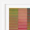 Purple Red Stripe Colour Study Print | Prints in Paintings by Amelia Coward