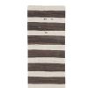 Vintage Organic Turkish Hemp Kilim Runner 2'4'' X 17'2'' | Area Rug in Rugs by Vintage Pillows Store