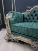 Victorian Style Sofa / Hand Distressed Frame /Hand Carved Wo | Couch in Couches & Sofas by Art De Vie Furniture