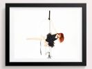 Twirling Your Red Hair Into Black And White | Photography by She Hit Pause. Item composed of paper