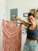 Large Macrame Breaker Box Cover- "Joy" | Macrame Wall Hanging in Wall Hangings by Rosie the Wanderer. Item composed of cotton & fiber