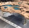 Epoxy Resin River Table - Handmade Epoxy Wooden Table | Dining Table in Tables by Tinella Collection. Item made of wood works with minimalism & contemporary style