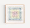 Six Hundred and Seventy Six Rainbow Map Dots Concentric Squares | Collage in Paintings by Amelia Coward